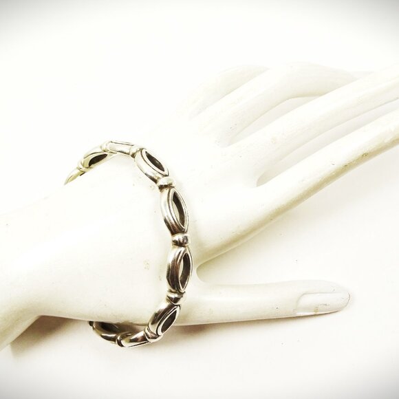 SLANE & SLANE Beautiful Sterling Silver Bangle Bracelet 41 Grams - Picture 10 of 10